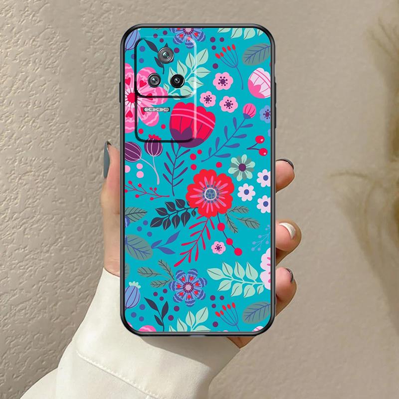 Floral Charm Secret Garden Case For Xiaomi 15T Pro 14T 13T 14 15 Ultra 17 Pro Max POCO X7 F8 Pro X3 X5 X6 F5 F6 F7 Cover