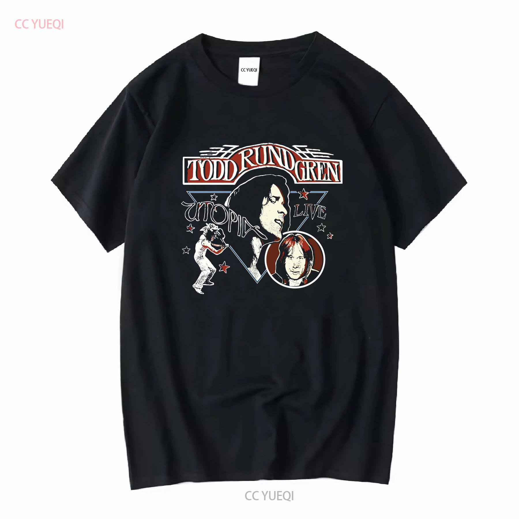 

New Rare Todd Rundgren T Shirt Cotton All Size 1CM1986 long or short sleeves vintage Washed streetwear Comfortable fashion 4XL