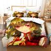 3D Druck Anime Kawaii Mädchen Yuuka Kazami Bettwäsche Set Einzelbett Twin Full Queen King Size Bettset Erwachsene Kind Schlafzimmer Bettbezug Sets