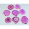388Cts. Dyed Solar Druzy Agate Mix Shape Cabochon Loose Gemstone 08 Pcs Lot A-686