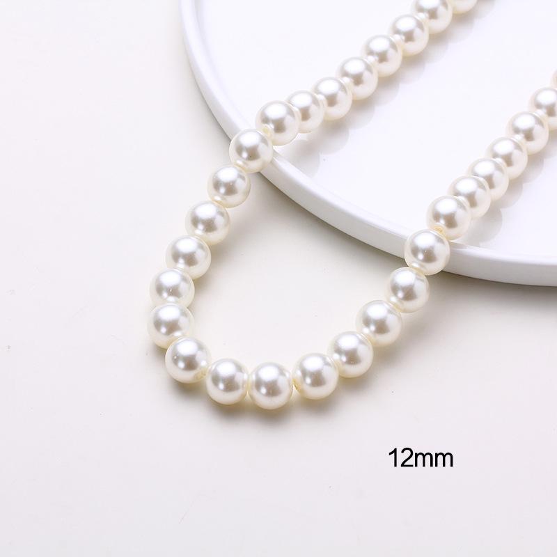 Pearl Color Glass Imitation Pearls Beads for DIY Jewelry Making