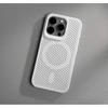 Summer honeycomb heat dissipation is suitable for iPhone17promax magnetic mobile phone case Apple 16 mesh matte 15 ultra-thin.
