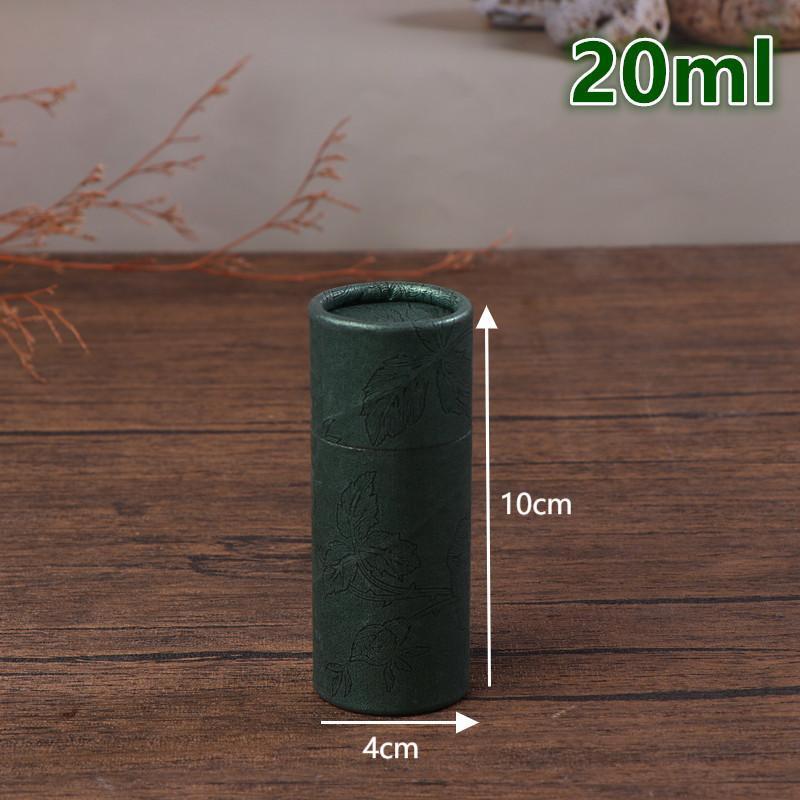 

Круглая картонная подарочная коробка Упаковка для флаконов косметических эфирных масел Упаковка для помады Упаковка для духов Коробки из крафт-бумаги 20ML