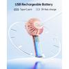 SWEETFULL Mini Portable Fan - Rechargeable Handheld Fan, 3 Speeds Personal Small Hand Gifts for Travel Essentials, Lash, Makeup, Eyelash, Kids,