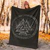 Mythologie Walhalla Flanelldecke Weich Ganzjahres Überwurf, Design für Camping, Autoreisen, Wandern Sofa, Bett, Büro Perfektes Geschenk für Partys
