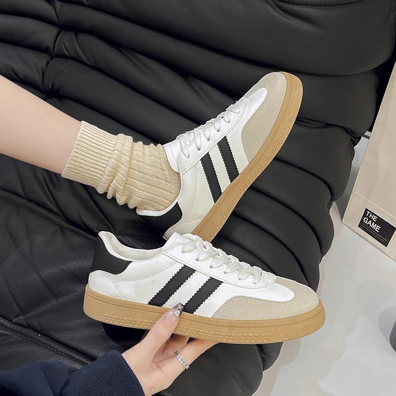 Sneakers Women Shoe Spring/Autumn Trend Casual Flats Fashion Sneakers Female New Fashion Comfort White Vulcanized Platform Shoes