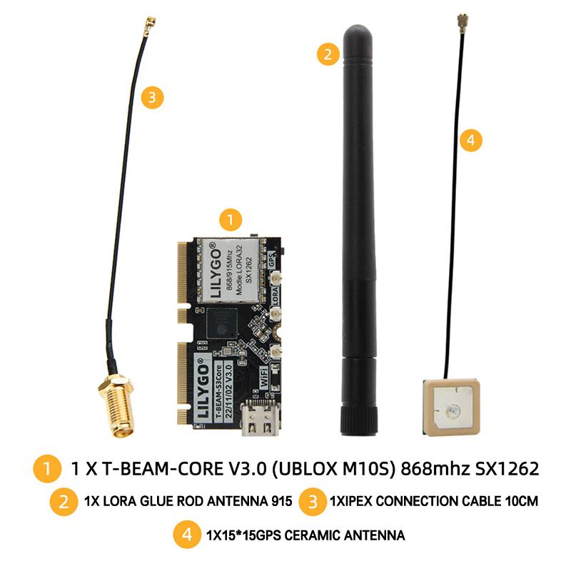 1Set Wifi Bluetooth Wwireless Module Lilygo® T-Beam Esp32-S3+Lora+Gps+Oled+Imu+Pmu Development Board