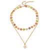 Boho Daisy Double Layer Clavicle Necklace: Sweet European & American Style
