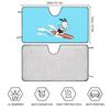 Snoopy Sunshade for Front Light Heat Suction UV Character Car 130x70cm Car, Sunshade, Blocking, Insulating, Cup, Sunshade, Protection, Foldable,