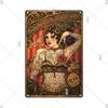 Classic Barber Shop Vintage Tin Signs Decorative Metal Plaque Metal Retro Wall Plates Salon Haircut and Shave Poster Wall Decor