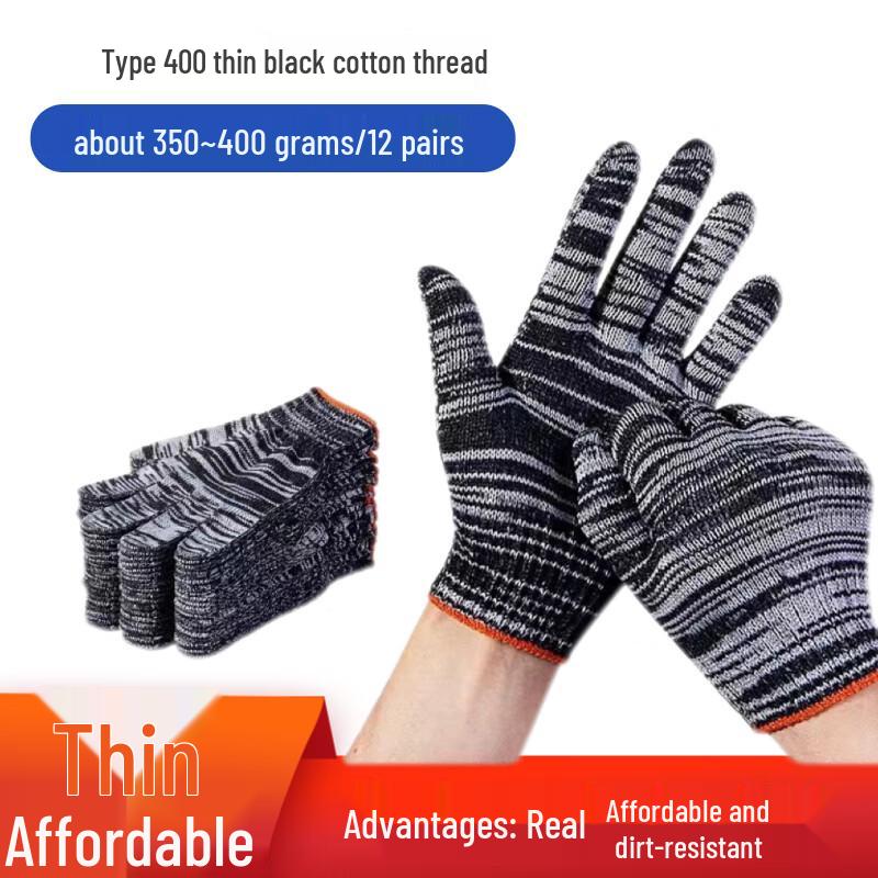 Yu Long Heavy-Duty Cotton Work Gloves