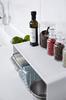 [Set of 2] Yamazaki Tower Kitchen Steel L-Shaped Rack, Large, White, 3791 | Kitchen Storage, L-Shaped Condiment Rack, Steel Shelf, Organization