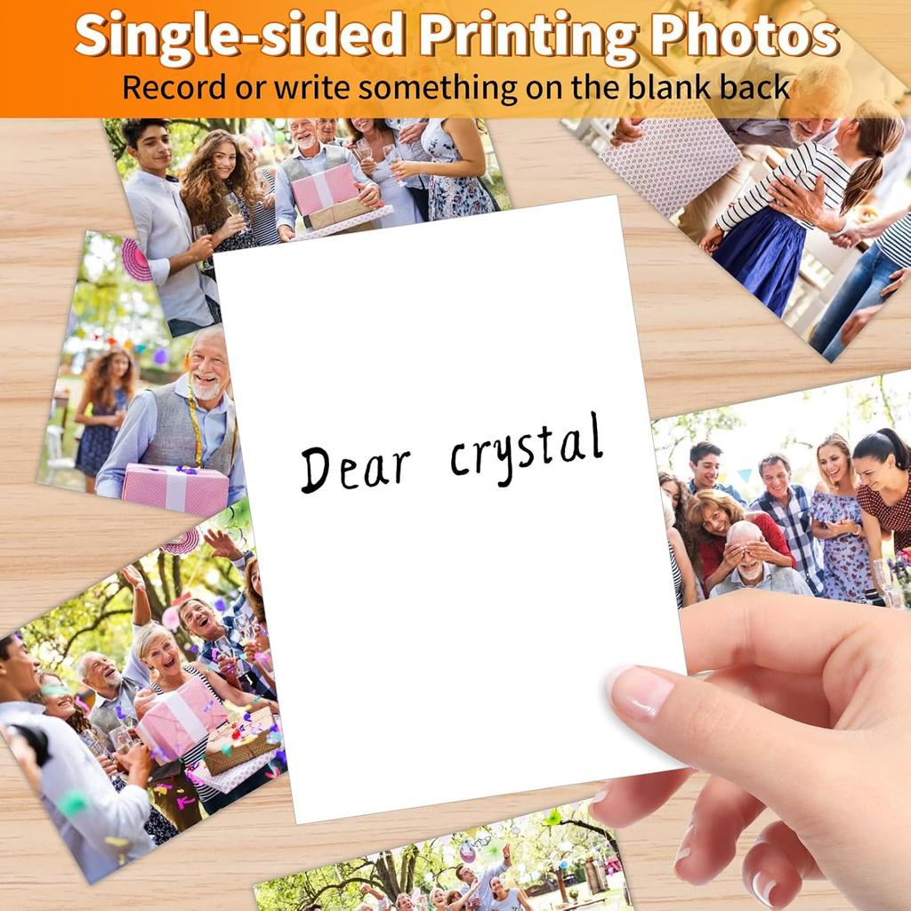 4x6 Glossy Photo Paper, 160 Sheets Picture Paper for Inkjet Printer, 180gsm/48lb