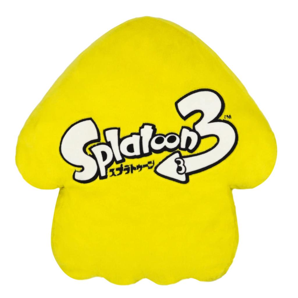 Cuscino Boeki Splatoon 3 ALL STAR COLLECTION Cuscino Squid San-ei - (Giallo) L33×P11×A34cm