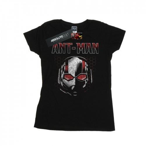 Marvel Womens/Ladies Ant-Man And The Wasp Scott Mask Hexagon Cotton T-Shirt