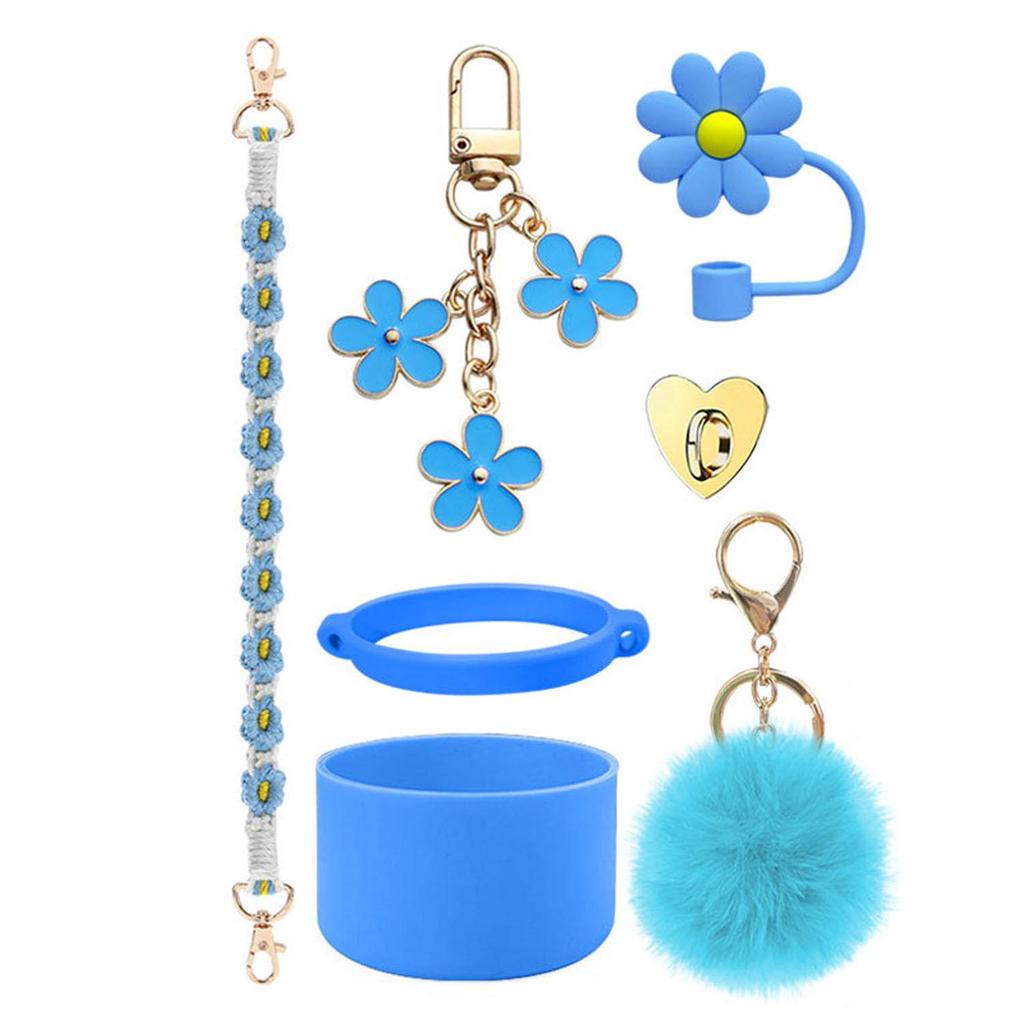 Silicone Cup Sleeve with Lanyard and Lifting Rope for Stanley IceFlow Cups