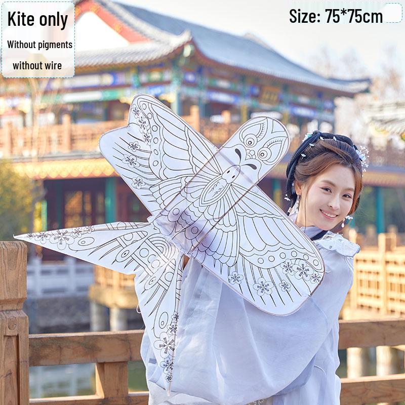Retro 3D Bamboo Skewer Kite DIY Kit for Kids & Adults