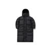 Li Ning CF Su Series Seidenstraßen-Expeditionsshow Lässige Sportliche Lange Kapuzen-Warmdaunenjacke Damen Oberbekleidung New-Standard-Schwarz AYMQ562-3