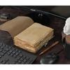 Vintage Leather Journal: Blank Book of Shadows with Deckle Edge Paper