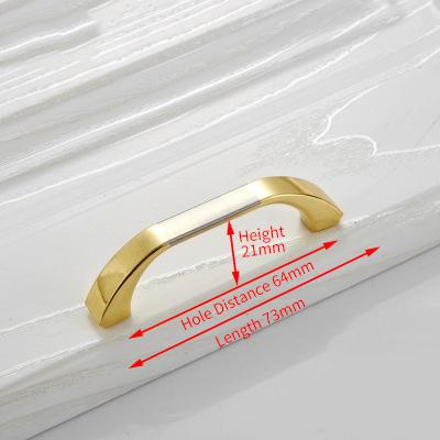 KAK Zinklegierung Moderne Schwarze Schrankgriffe Goldene Küchengriffe Schranktürgriffe Schubladengriffe Möbelgriff Beschläge