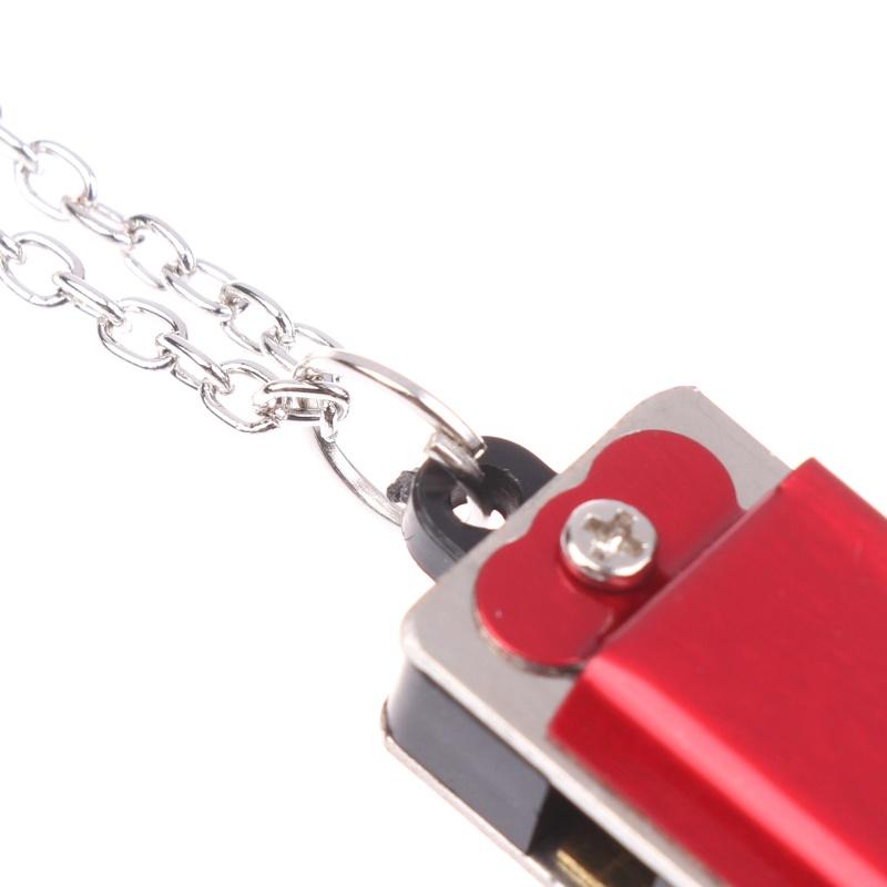 4-Hole 8-Tone Mini Necklace Harmonica Musical Instrument Toys For Kids Children'S Elementary School Entrance Music Toy Gift