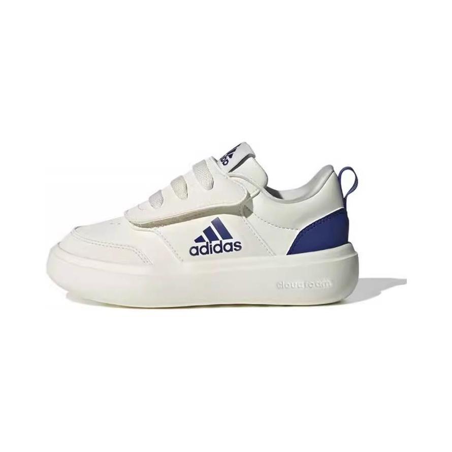 New Adidas Park St Abrasion Resistant Shock Absorbers Low Top Kids' Running Shoes White Blue Children Aged 3 7 Years Old IE6410