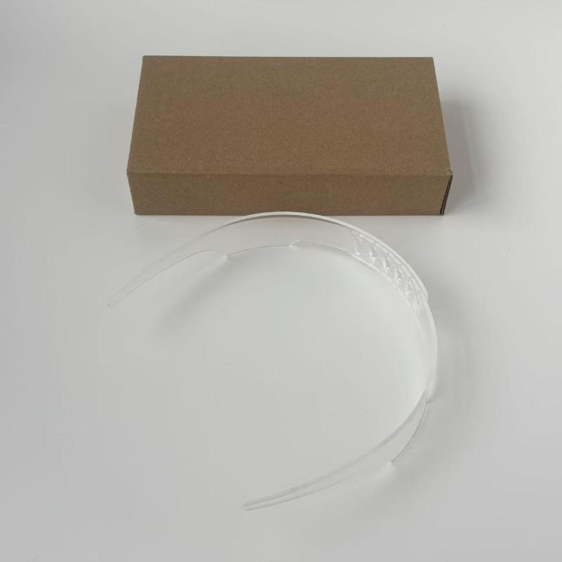 Adjustable Slick Collar Insert, Universal Shirt Collar Stays Support Stiffener for Men and Women, White and Transparent Plastic