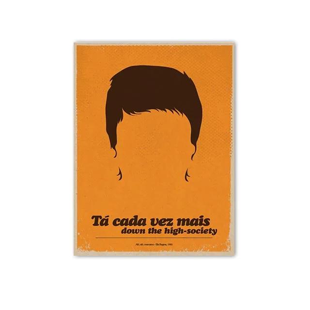 Minimalist Posters by Great Brazilian Artists Classics Brazilian Popular Music Canvas Painting Wall Art Singer Picitures Prints