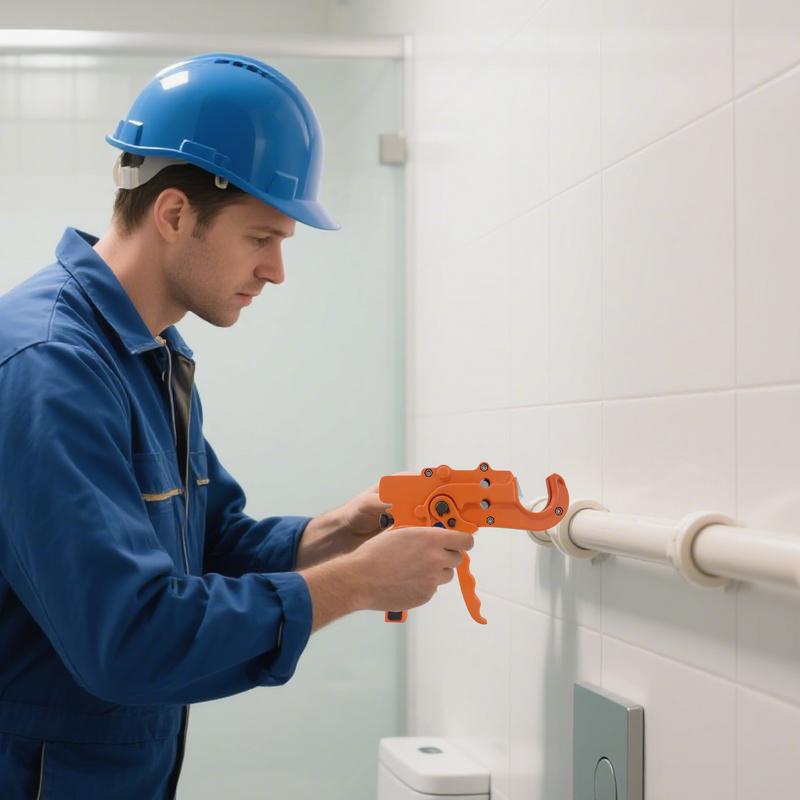 PVC Ratchet Pipe Cutter Water Tube Tubing Hose Cutter Scissor Knife PVC Tubing Shears For PVC PPR Pipe Maintenance
