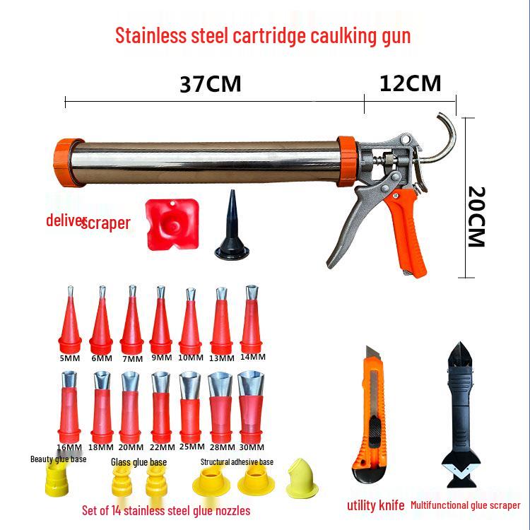 Automatic Structural Adhesive & Sealant Gun for Silicone and Glass - Home & Window Decoration Tool