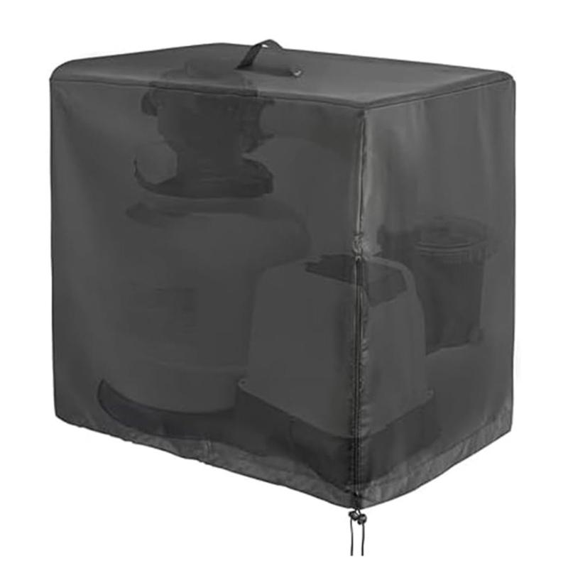 

Pool Pump Cover UV Resistant Cover Waterproof Pool Pump Cover Oxford Fabric Texture Suitable for Sand Filtrations System 1
