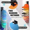 Wall Mounted Baseball Cap Storage Organizer Waterproof Display Stand Rustproof Hat Organizer Towel Rack Holder Closet Hanger Sto