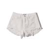 Trendy Women's Spicy Girl Low-Waist Ripped Denim Shorts - Summer Frayed & Irregular Crop Style