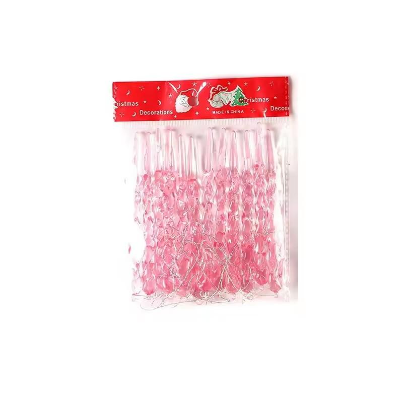12/24/36pcs creative Christmas acrylic simulated icicles Christmas tree hanging decorations, suitable for Christmas home decora