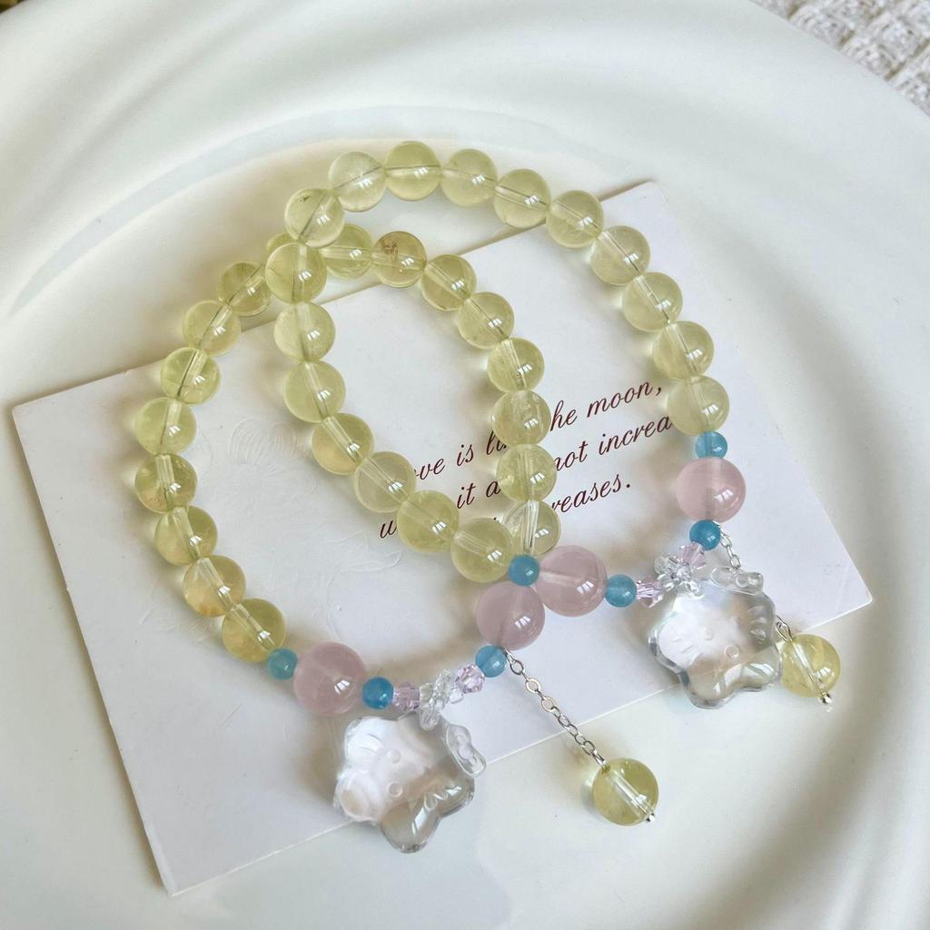 Lemon Citrine Star Bracelet – Cute & Fresh Design for Students and Best Friends