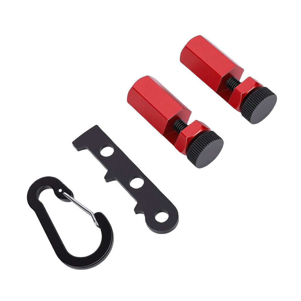Tall Stair Gauges Set with Holder Hook Portable Aluminum Alloy Framing Square Stops Jig for Framing Layout Tool