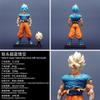 LK Dragon Ball Figure Super Blue Wukong Double Head Carving Can Replace Super Saiyan Animation Peripheral Statues To Give Gifts