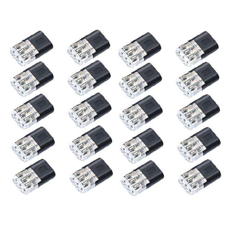 ABS Plastic LED Wire Connectors Easy Installation Terminals Block Connectors For 18-22AWG Electrical Cables