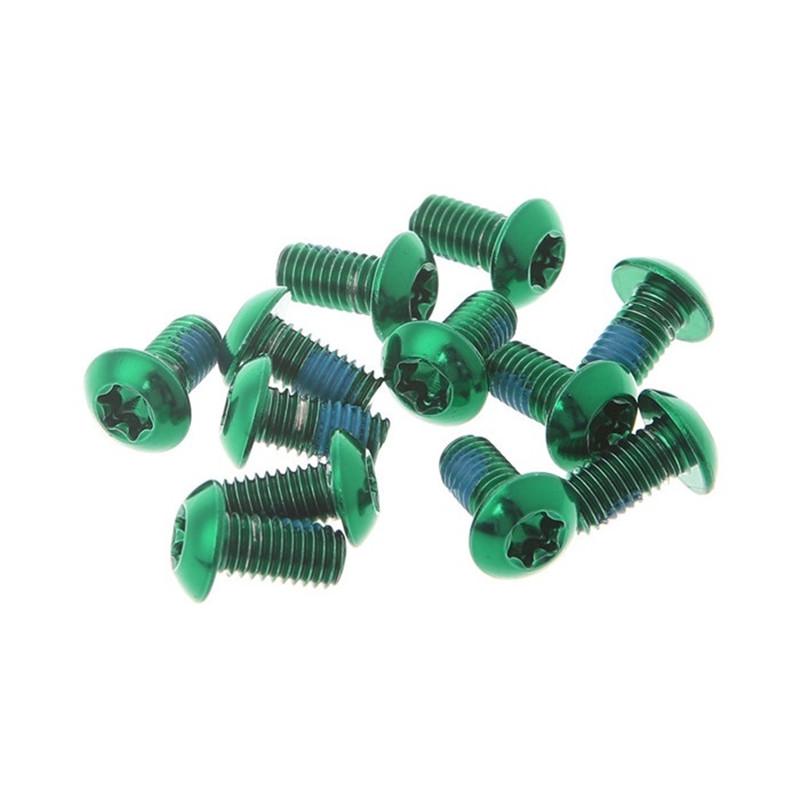 12Pcs Bicycle Brake Disc Screws Alloy Steel Bolt Rotor Cycling For Mountain Bike
