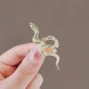 1Pc Delicate Snake Brooch for Men Women Inlaid Zircon Snake Animal Brooches Pins Jewelry Trendy Accessories Party Gifts