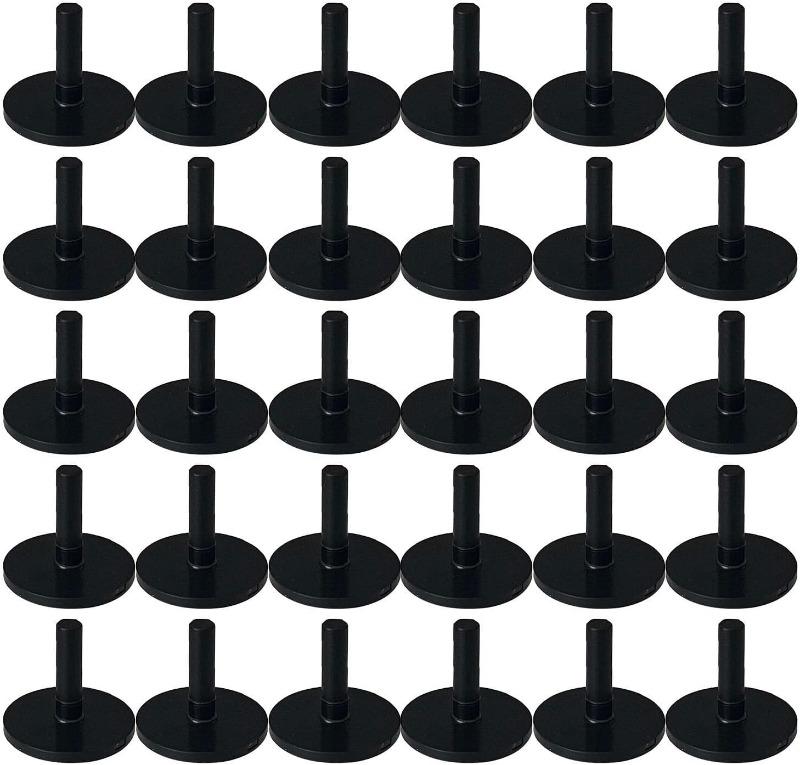 

10/20/30pcs ABS Car Rubber Duck Holder Mount for Car Dashboard and Fixed Monitor Excluding Rubber Duck 10pcs чорний