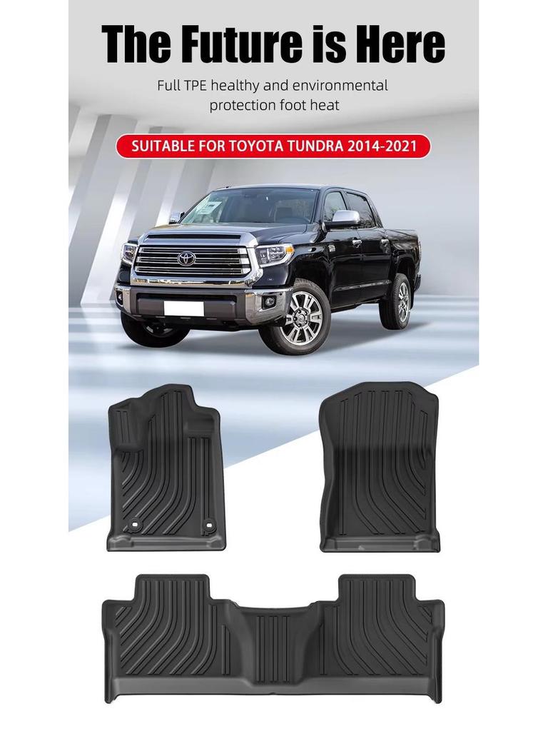 2021-2024 Toyota Tundra LHD TPE Car Floor & Rear Bucket Mat