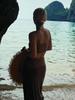 Korean Style Coffee Bikini & Long Skirt - 2026 Sexy Women’s Swimwear Set for Photography