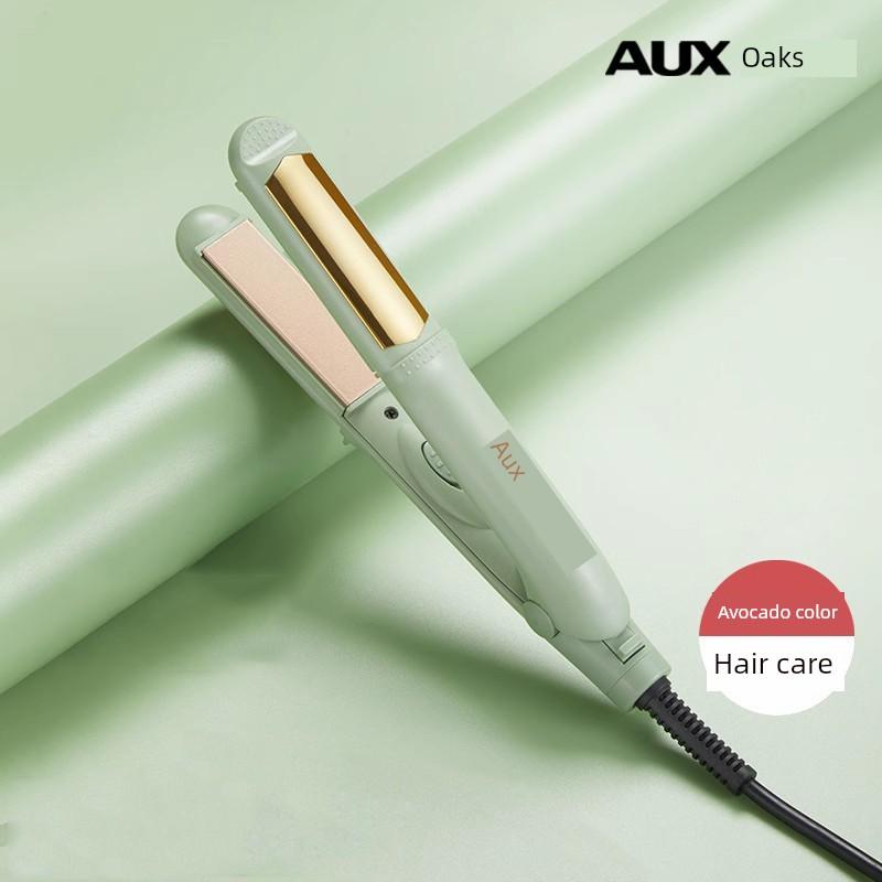 

Ox Hair Styling Iron Hair Straightening Plate Dual-Use Mini Bang Hair Curler Anion Does Not Hurt Hair For Home Hair Curler зелёный