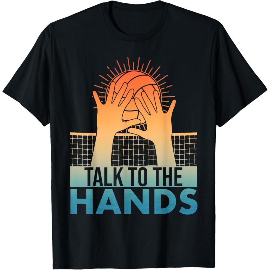 Смешной Волейбольный Арт Для Мужчин Женщин Блокирующий Волейболист Футболка(1) S