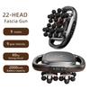 22-head Wireless Fascia Gun Professional Deep Tissue Massage Therapy Device Muscle Relaxation Electric Massager