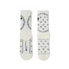 KODAK Paisley Crew Socks White