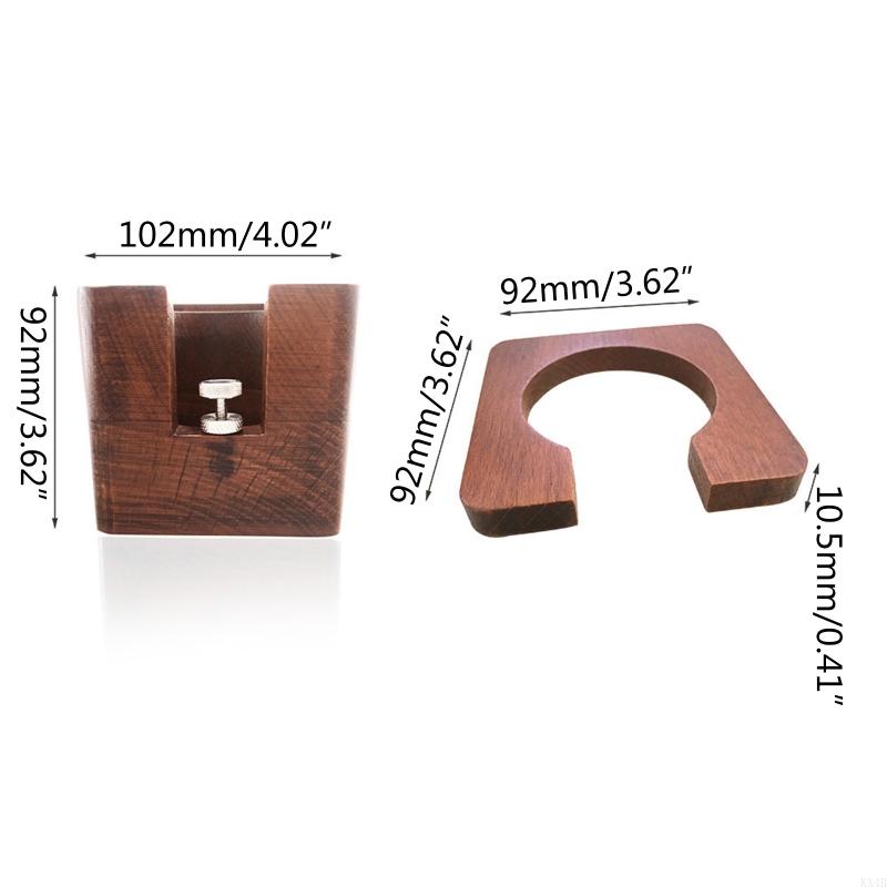 KX4B Safe Wooden Coffee Tamper Stand practical Home Coffee Accessories
