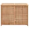 Laundry Basket 87.5 x 46 x 67 cm Solid Walnut Wood