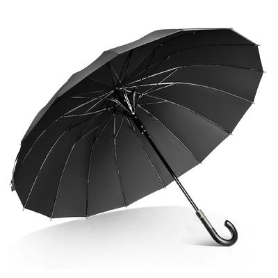 Automatic Opening Jump 210T Ultra Suitable for Rain or Perfect for the Rainy Season and Typhoons Large, Durable, Umbrella, Windproof, 16-Rib